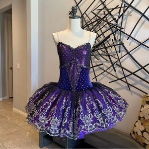 Purple, Skate, Ballet Costume